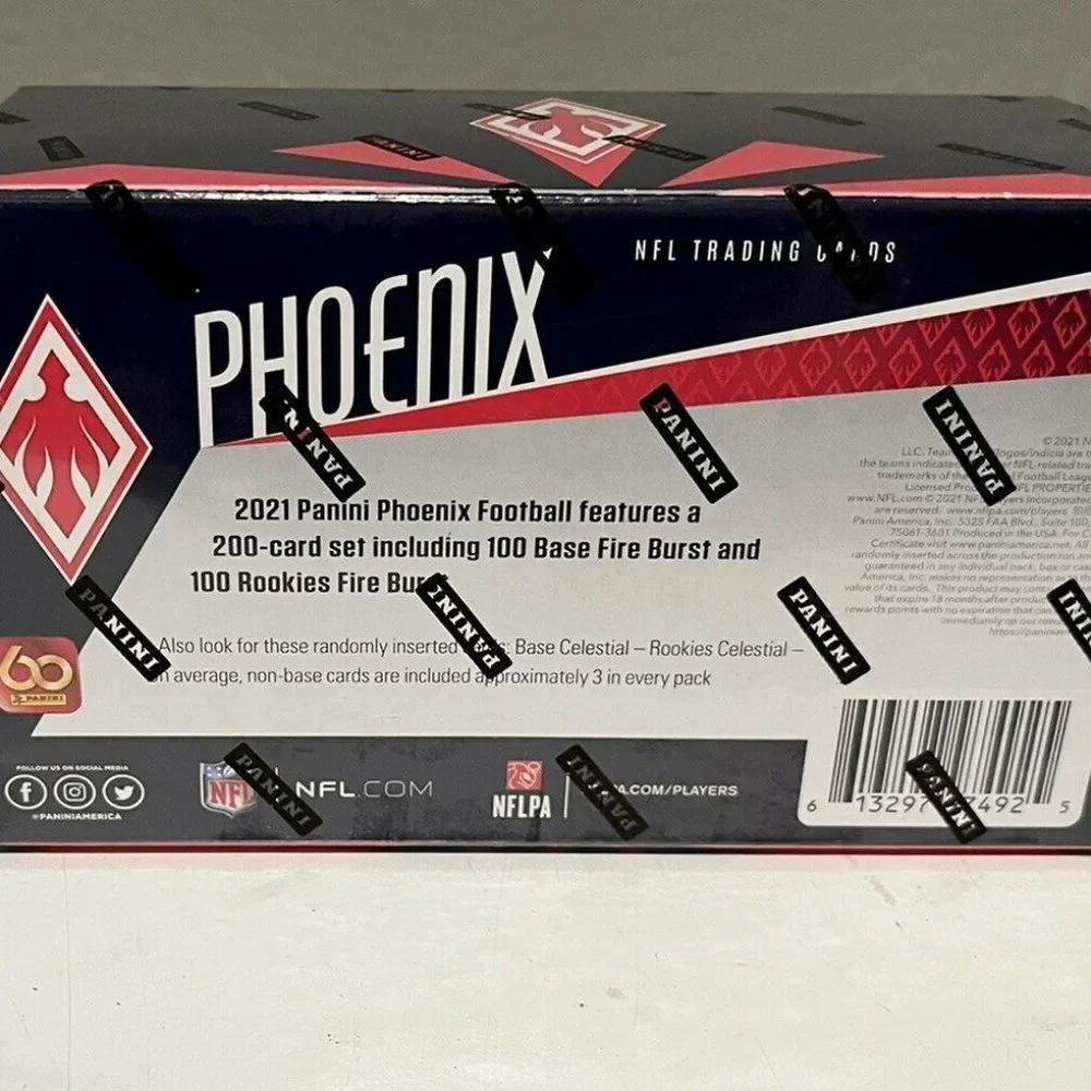 2021 Panini Phoenix Football Factory Sealed Complete Set Fanatics Exclusive